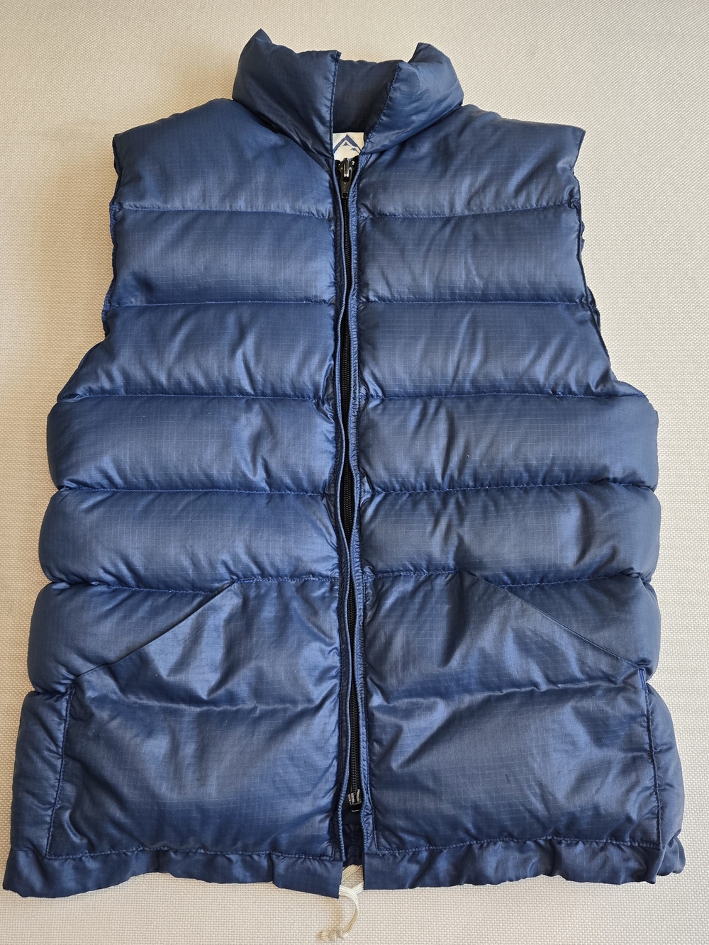 Vintage Holubar Men's Puffer Ski Vest Jacket Navy Blue Winter Outdoor